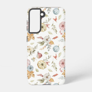 Elegant Autumn Watercolor Pattern Samsung Galaxy Case