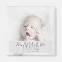 Elegant Baby Custom Family Name Photo Portrait