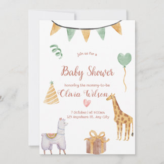 Elegant Baby Shower Invitation – Gender Neutral