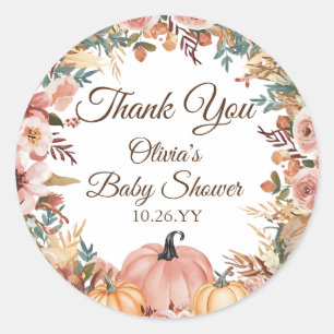 Elegant Baby Shower Thank You Sticker