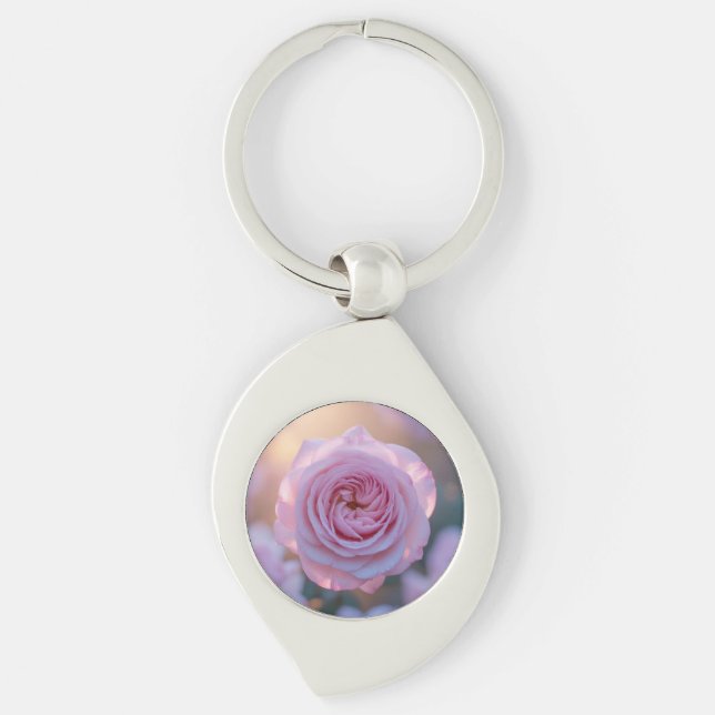 Elegant badge keychain  (Front)