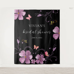 Elegant Baho He Gives Me Butterflies Bridal Shower Tapestry