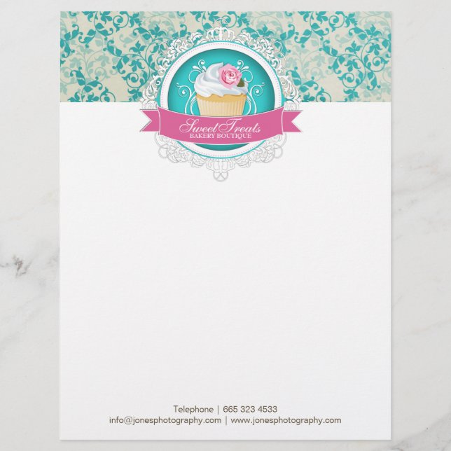 Elegant Bakery Letterhead (Front)