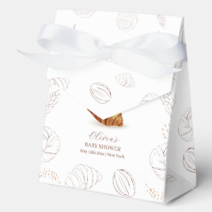 Elegant Bakery Pastry Bun In The Oven Baby Shower  Favour Box