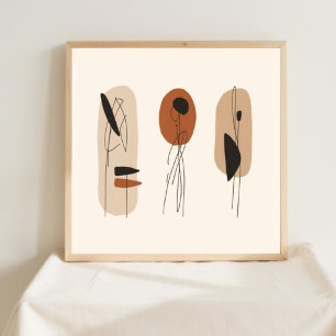Elegant Balance – Feminine Abstract Wall Art IV