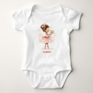 Elegant Ballerina Baby Bodysuit