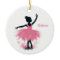 Elegant Ballerina Silhouette Ballet Christmas