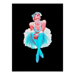 Elegant Ballerina Wall Art – Graceful Ballet Dance