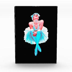 Elegant Ballerina Wall Art – Graceful Ballet Dance Photo Block