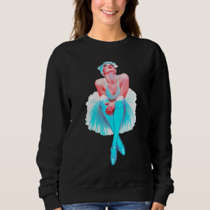 Elegant Ballerina Wall Art – Graceful Ballet Dance Sweatshirt