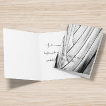 Elegant Banana Bark Thank You Card