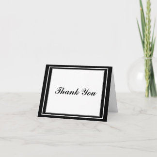 Elegant Bar Mitzvah Thank You Card - Customised