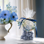 Elegant Baroque Floral Frame 21st Birthday Party Favour Tags<br><div class="desc">A stunning garden-inspired birthday party design featuring an elaborate Baroque-style decorative circular frame adorned with an elegant blend of floral motifs. The dusky blue frame is gracefully draped in delicate Lily of the Valley and Hawthorn flowers, creating a romantic and timeless atmosphere. The intricate detailing of the Baroque elements adds...</div>
