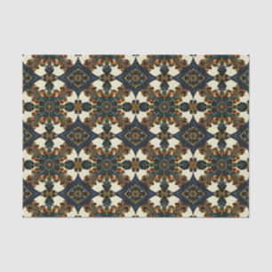 Elegant Baroque & Rococo Seamless Floral Pattern Tissue Paper