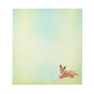 Elegant Basenji Dog Notepad