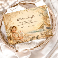 Elegant Beach Boho Diaper Raffle