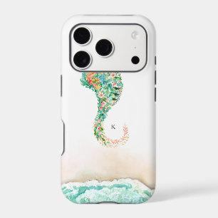 Elegant Beach Botanical Seahorse