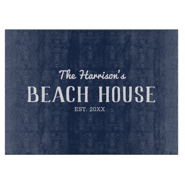 Elegant  Beach House  Cutting Board (Front)