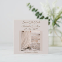 Elegant Beach Save the Date, Wedding Stationery