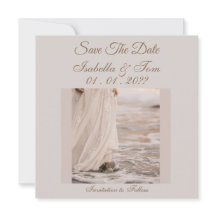 Elegant Beach Save the Date, Wedding Stationery