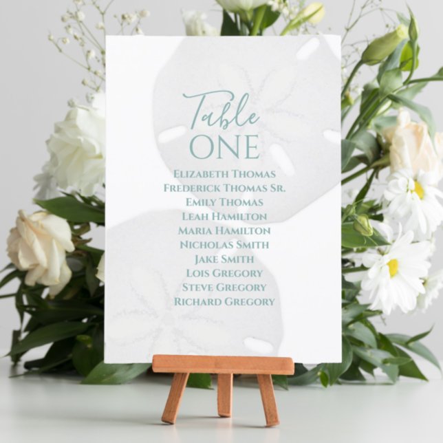 Elegant Beach Turquoise Sand Dollar Wedding  (Creator Uploaded)
