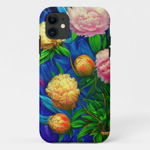 Elegant Beautiful Peony Collection iPhone 11 Case