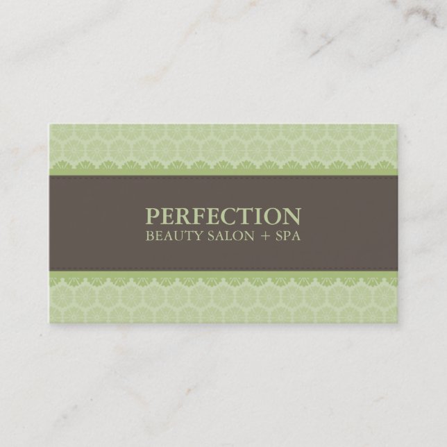 ELEGANT BEAUTY BUSINESS CARD :: perfection 6BL (Front)