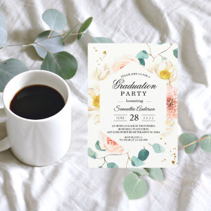 Elegant Beauty Flowers & Eucalyptus Colourful  Invitation