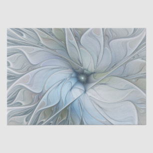 Elegant Beauty Modern Abstract Fractal Art Flower Tissue Paper