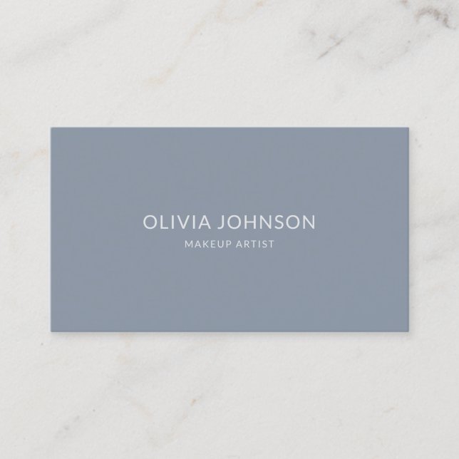 Elegant Beauty or Professional Male or Female Business Card (Front)