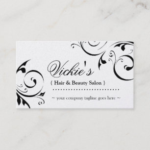 Elegant Beauty Salon Business Card