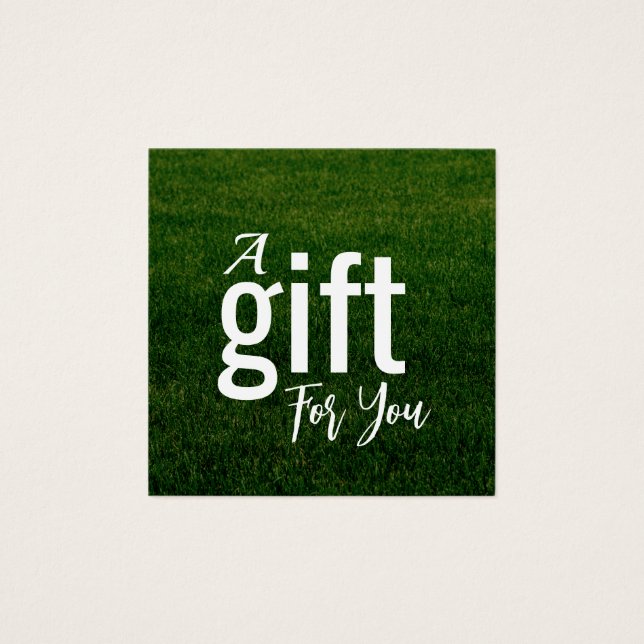 Elegant Beauty Salon Gift Certificate Card –Simple (Front)