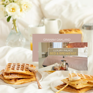 Elegant Bed & Breakfast Accommodation Business Card