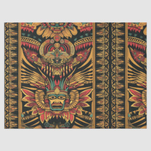 Elegant Beige "Aztec Dream" Wrapping Tissue Paper