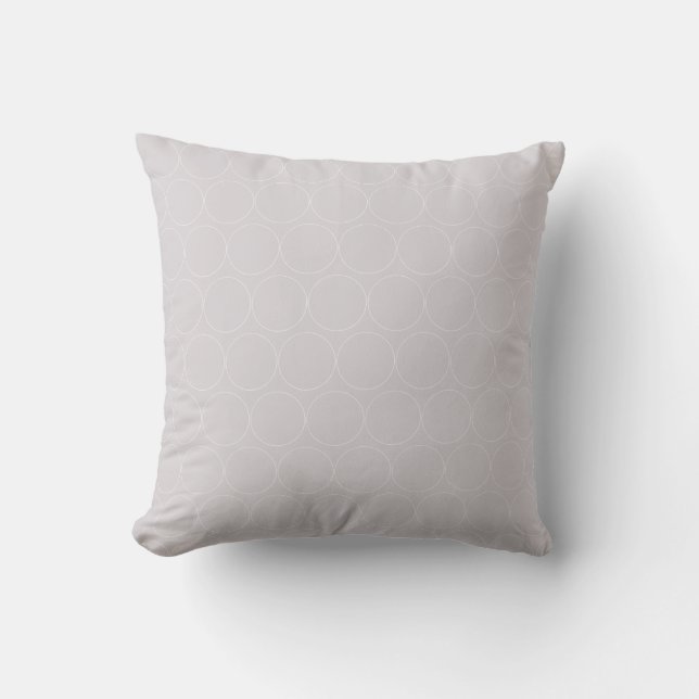 Elegant Beige Colour Trendy Modern Chic Template Cushion (Front)