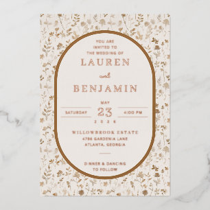 Elegant Beige Floral
