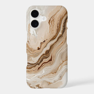 Elegant Beige Marble Abstract Art