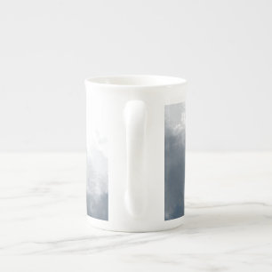 Elegant Beige Marble Coffee Mug Minimalist Ceram