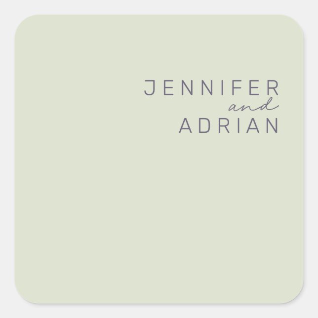 Elegant Beige Minimal ﻿Modern Envelope Seals (Front)