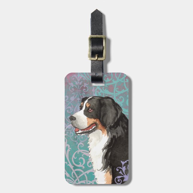 Elegant Berner Luggage Tag (Front Vertical)