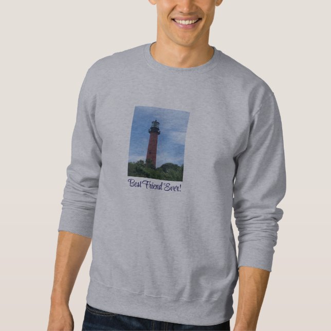 Elegant, Best Friend Ever, Men's  Sweatshirt (Front)