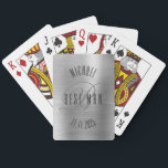 Elegant Best Man Monogram Wedding Playing Cards<br><div class="desc">Make your own custom playing cards. Personalise this design with your own text. You can further customise this design by selecting the "customise further" link if desired.</div>