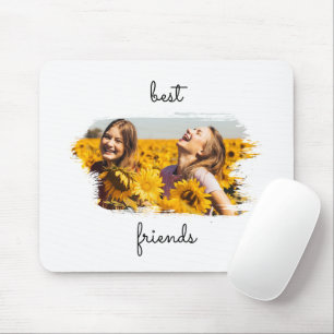 Elegant BFF Best Friends Forever Mouse Pad