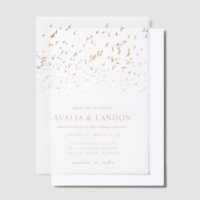 Elegant Birds of a Feather Black and Gold Wedding