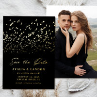Elegant Birds of a Feather Save the Date