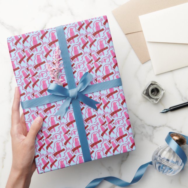 Elegant birds Pattern Wrapping Paper   (Gifting)