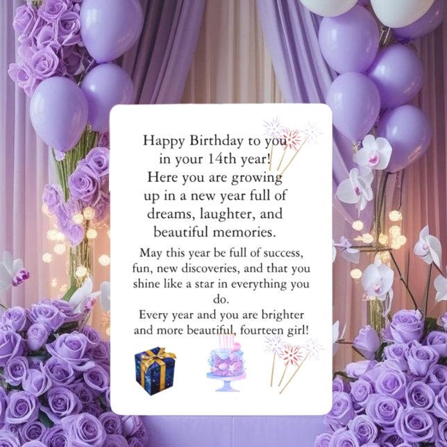 Elegant Birthday Card for Her – Personalised Greet (Creator Uploaded)