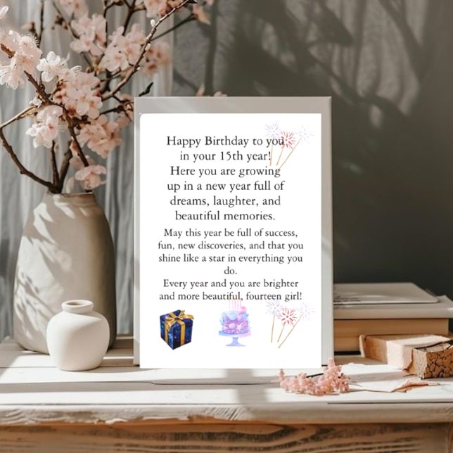 Elegant Birthday Card for Her – Personalised Greet (Creator Uploaded)