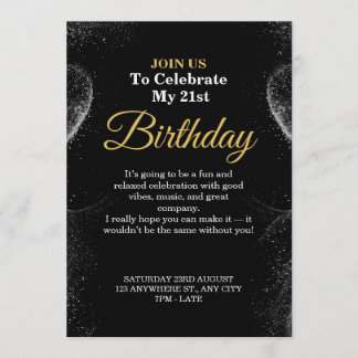 Elegant Birthday Card – Stylish CUSTOMIZABLE CARD.