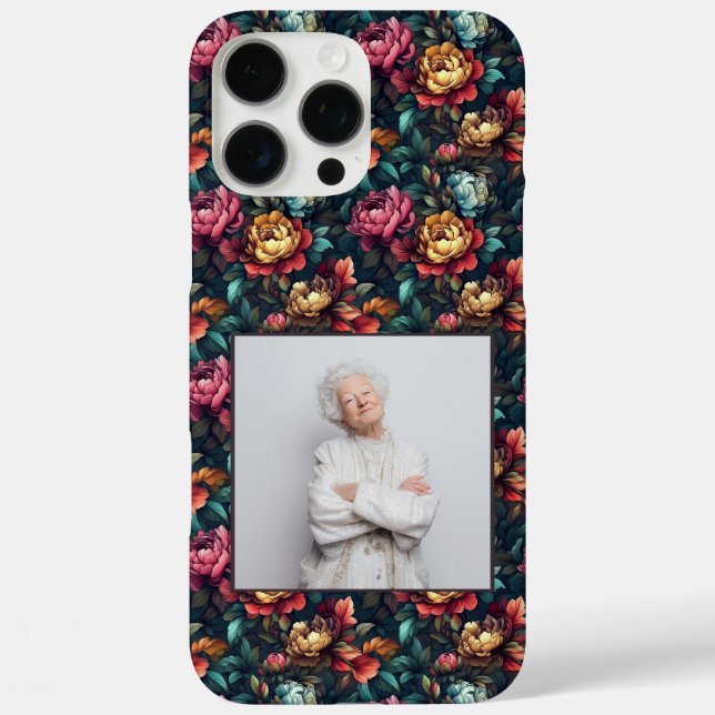 Elegant Birthday Gift Peonies Custom  Case-Mate iPhone Case (Back)